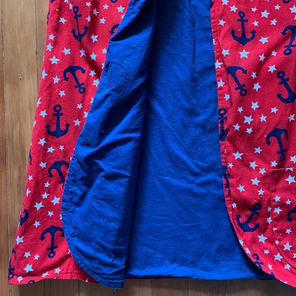 vintage bicentennial 70s vest anchors stars L - Picture 3 of 4